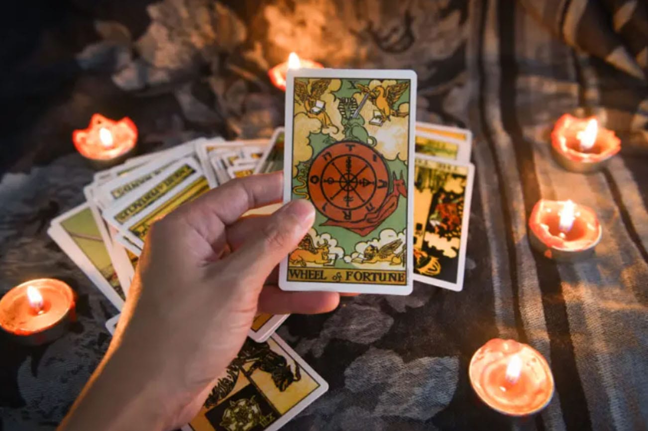 Online tarot reading